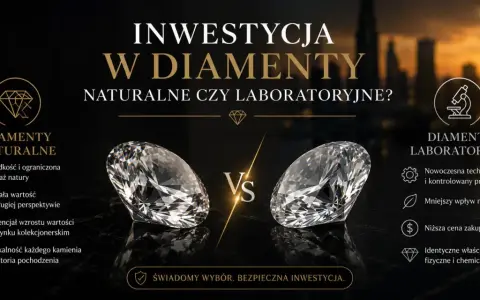 Porównanie diamentów naturalnych i laboratoryjnych. Rozważ świadomy wybór i bezpieczną inwestycję w diamenty.