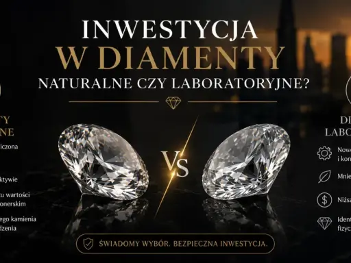 Porównanie diamentów naturalnych i laboratoryjnych. Rozważ świadomy wybór i bezpieczną inwestycję w diamenty.